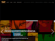 Tablet Screenshot of cesar.org.br